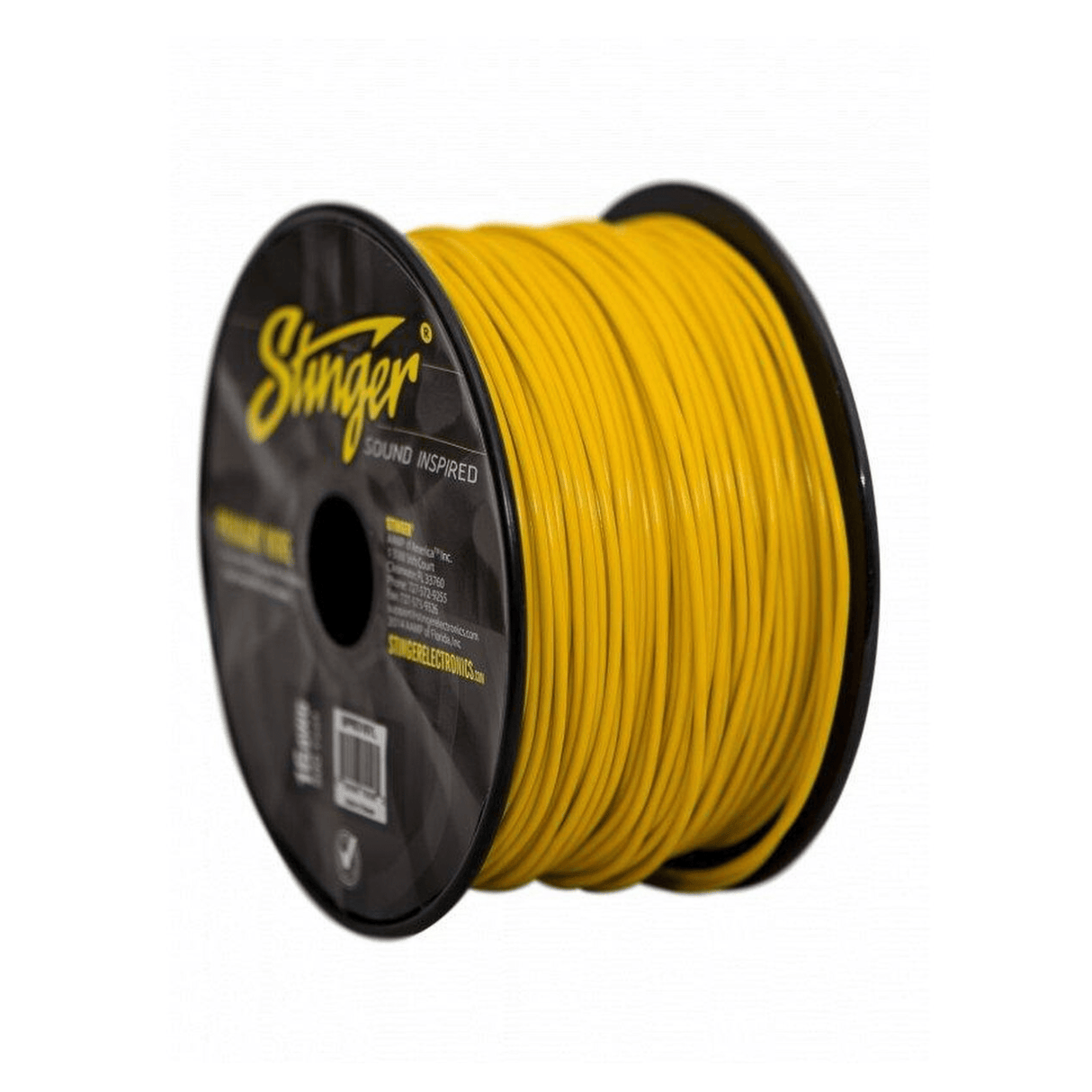 Stinger Fitting Accessories Stinger SPW316YL 16 Gauge Pro Power Wire Yellow 500Ft