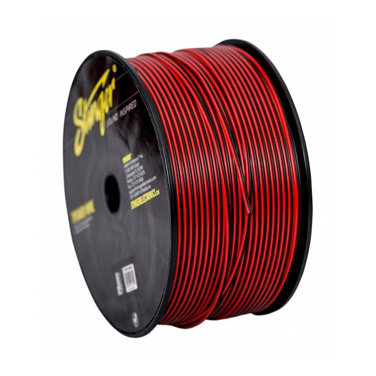 Stinger Fitting Accessories Stinger SPW520RB - 20 Gauge Speaker Wire Red and Black 1000ft Roll