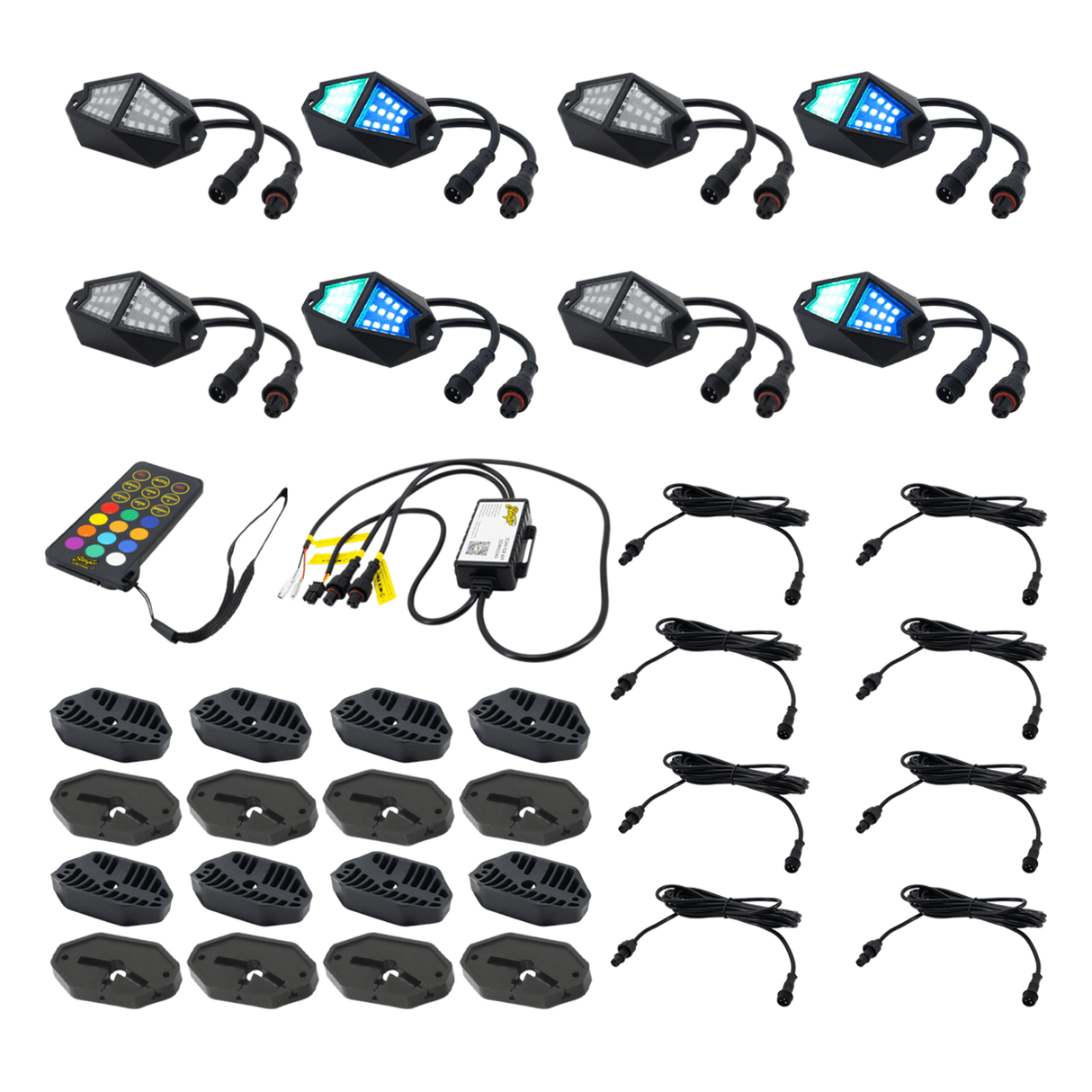 Stinger Stinger SPXDK8 8-Way Expandable Dynamic RGB Rock Light Kit