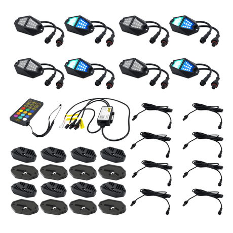 Stinger Stinger SPXDK8 8-Way Expandable Dynamic RGB Rock Light Kit