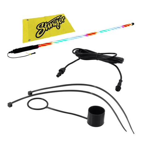Stinger Stinger SPXDW4 4 Foot Dynamic RGB Whip Light