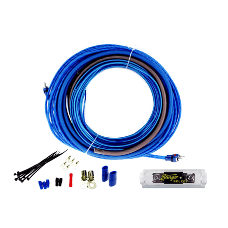 Stinger Amp Wiring and Fitting Parts Stinger SSK4ANL 4GA 1000W COMPLETE WIRING KIT
