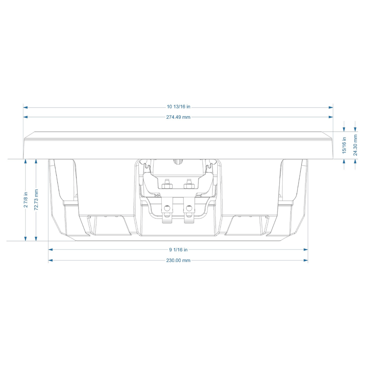 Wavtech Car Subwoofers Wavtech ThinPRO 10" Subwoofer SVC 4 Ohm (WAV-THINPRO10-4)