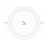 Wavtech Car Subwoofers Wavtech ThinPRO 10" Subwoofer SVC 4 Ohm (WAV-THINPRO10-4)