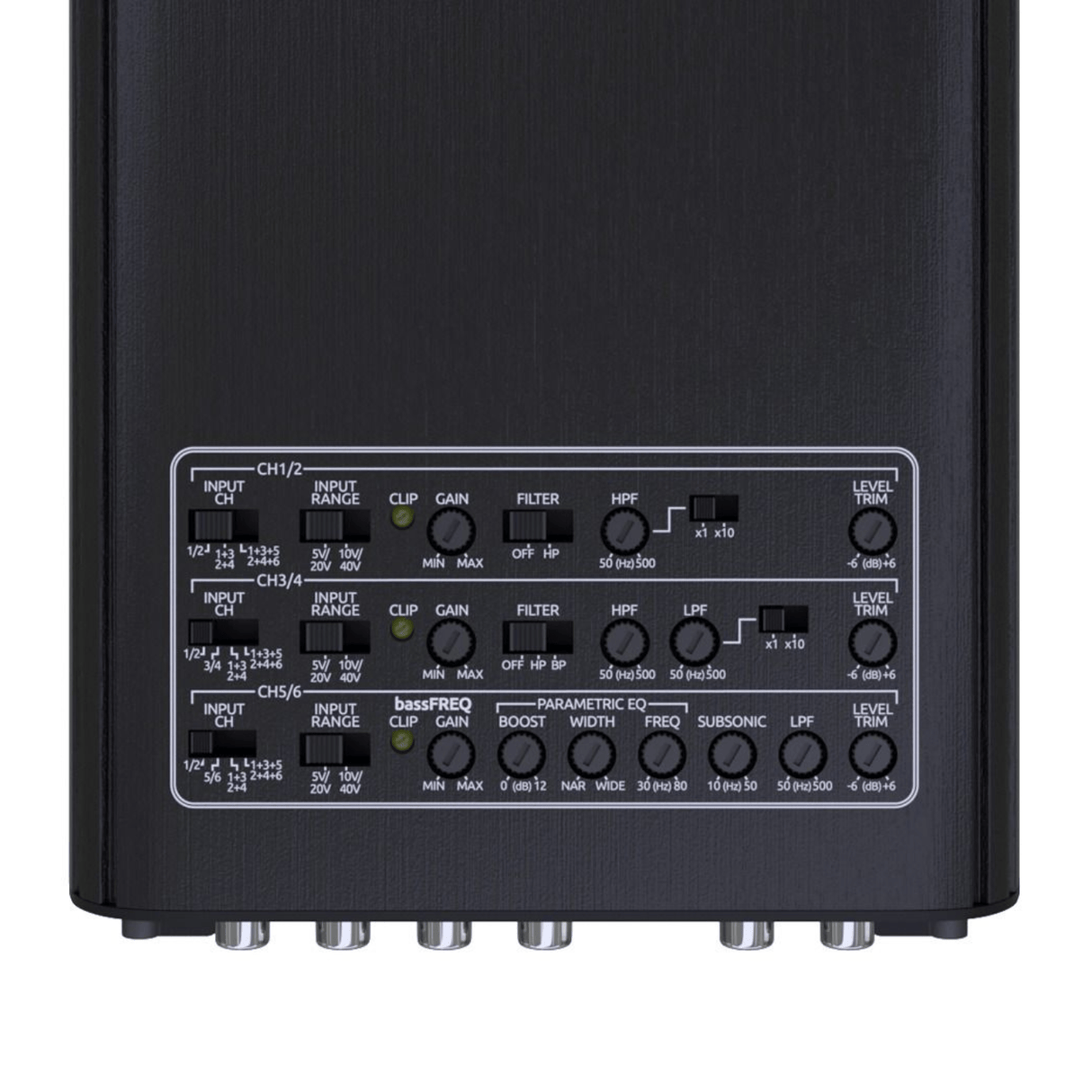 Wavtech Multi Channel Amp Wavtech WAV-LINK1000.5PLUS 1000W 5-Channel Amplifier with OEM Integration